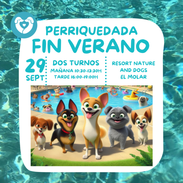 Fin del Verano 29/9 🐾 1 persona - Turno 11-14h