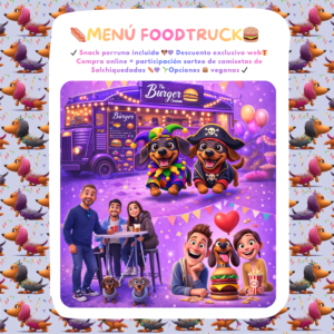🎉Menu food truck 🎉 Burgués+patatas+bebida 🎉Carnaval 2026🎉