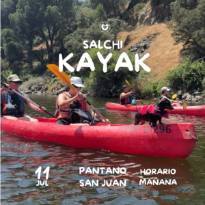 ¡Kayak con tu salchicha en el Pantano de San Juan! Julio 2026